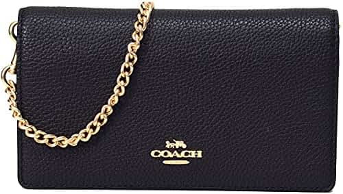 Amazon | COACH コーチ ぺブルレザー ロゴ コンバーチブル